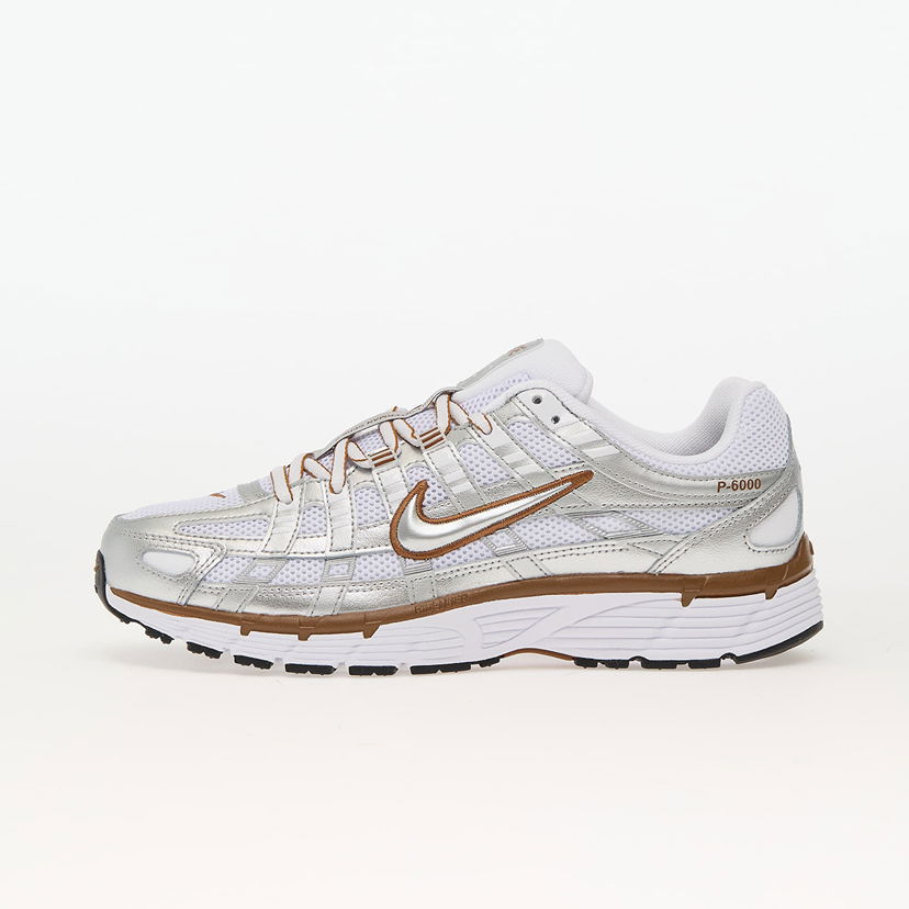 Tenisky a topánky Nike P-6000 White/ Metallic Silver-Lt British Tan-Sail W Biela | BV1021-109
