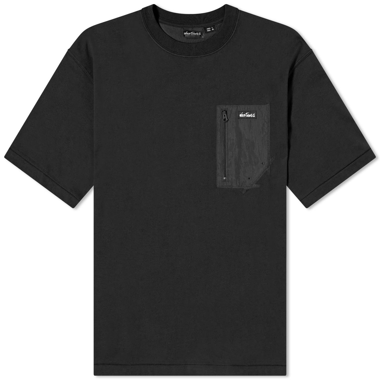 Tričko Wild things Camp Pocket T-Shirt Čierna | WT241-24-BLK, 0