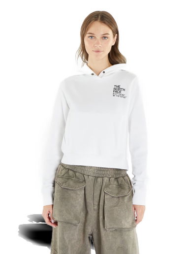 Mikina The North Face Coordinates Crop Hoodie TNF White Biela | NF0A8543FN41