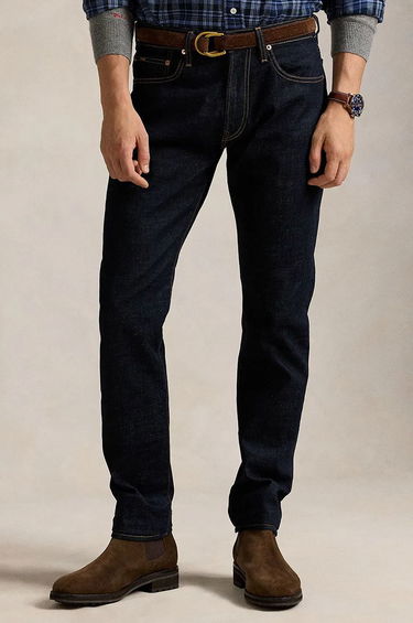 Džínsy Polo by Ralph Lauren Slim Fit Checked Shirt Modrá | 710956088, 1