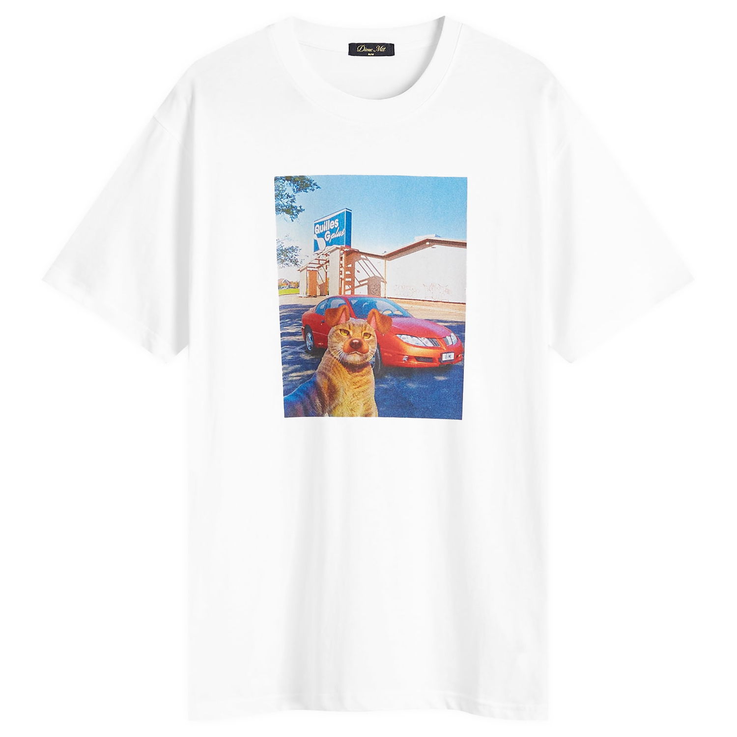 Tričko Dime Dime Selfie T-Shirt, Size Large Biela | DIMESP2558WHT, 1
