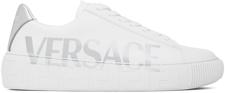 Tenisky a topánky Versace Greca Sneakers Biela | DSU8404_1A06574, 0