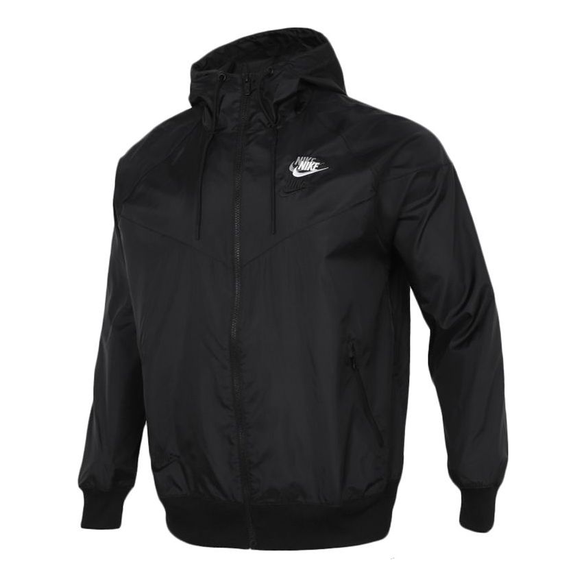 Vetrovka Nike Embroidered Logo Woven Hooded Jacket Čierna | DM7924-010, 0