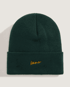 Classic Script Tall Cuff Beanie