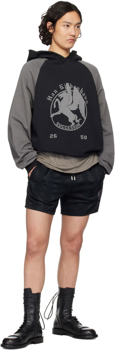 Mikina Han Kjøbenhavn Han Kjobenhavn 'Successor' Print Hoodie Čierna | M-134362, 3