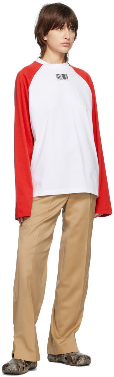 Nohavice VETEMENTS VETEMENTS Tailored Trousers Béžová | VL16PA140S, 3