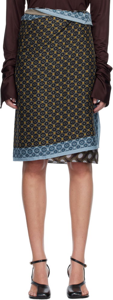 Sukňa Dries Van Noten Dries Van Noten Wrap Scarf Midi Skirt Rôznofarebný | 252-010815-2214, 0