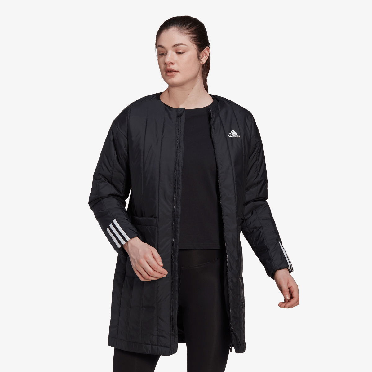 Parka adidas Originals Long Padded Jacket Čierna | HG8711, 0