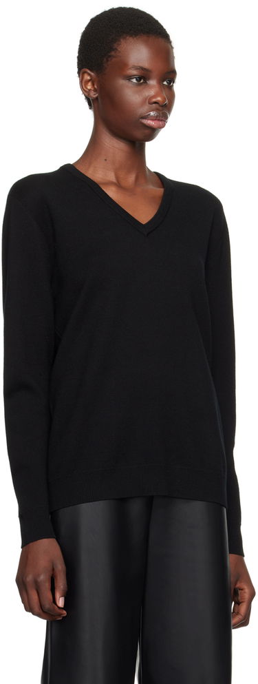 Sveter Max Mara V-Neck Sweater Čierna | 2421366122600 MM12120, 1