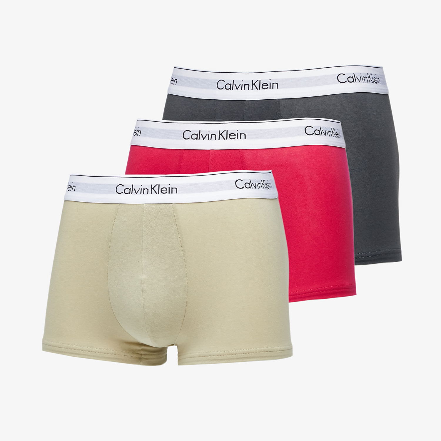 Boxerky CALVIN KLEIN Boxerky Modern Cotton Stretch Trunk 3-Pack Různobarevný Rôznofarebný | NB2380A GW5, 0
