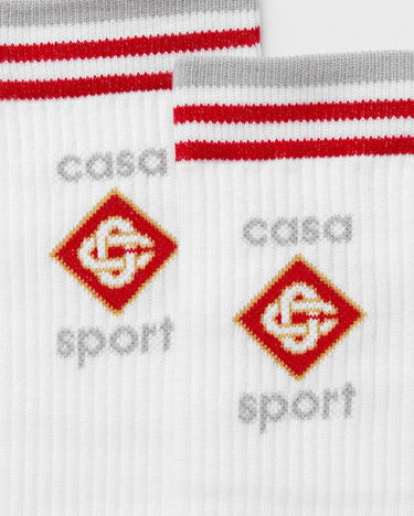 Ponožky Casablanca UNISEX PRINTED BASKETBALL SOCKS Biela | AF24-ACC-077-01, 1