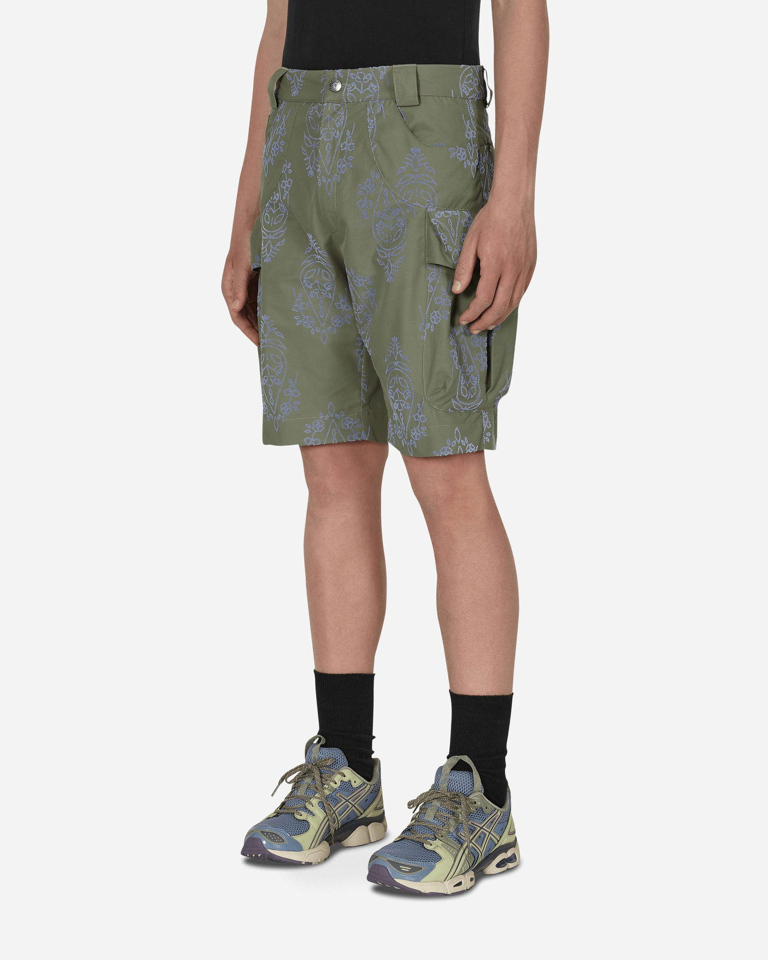 Šortky Paria Farzaneh Tatio 3D Pocket Shorts Zelené | PFB0112 001, 1