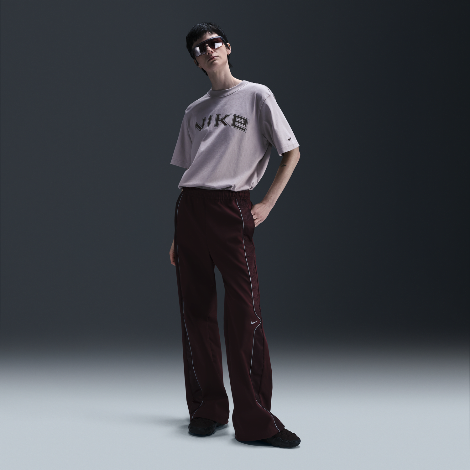 Tričko Nike Sportswear Loose Fit Printed T-Shirt Fialová | HQ1679-226, 1