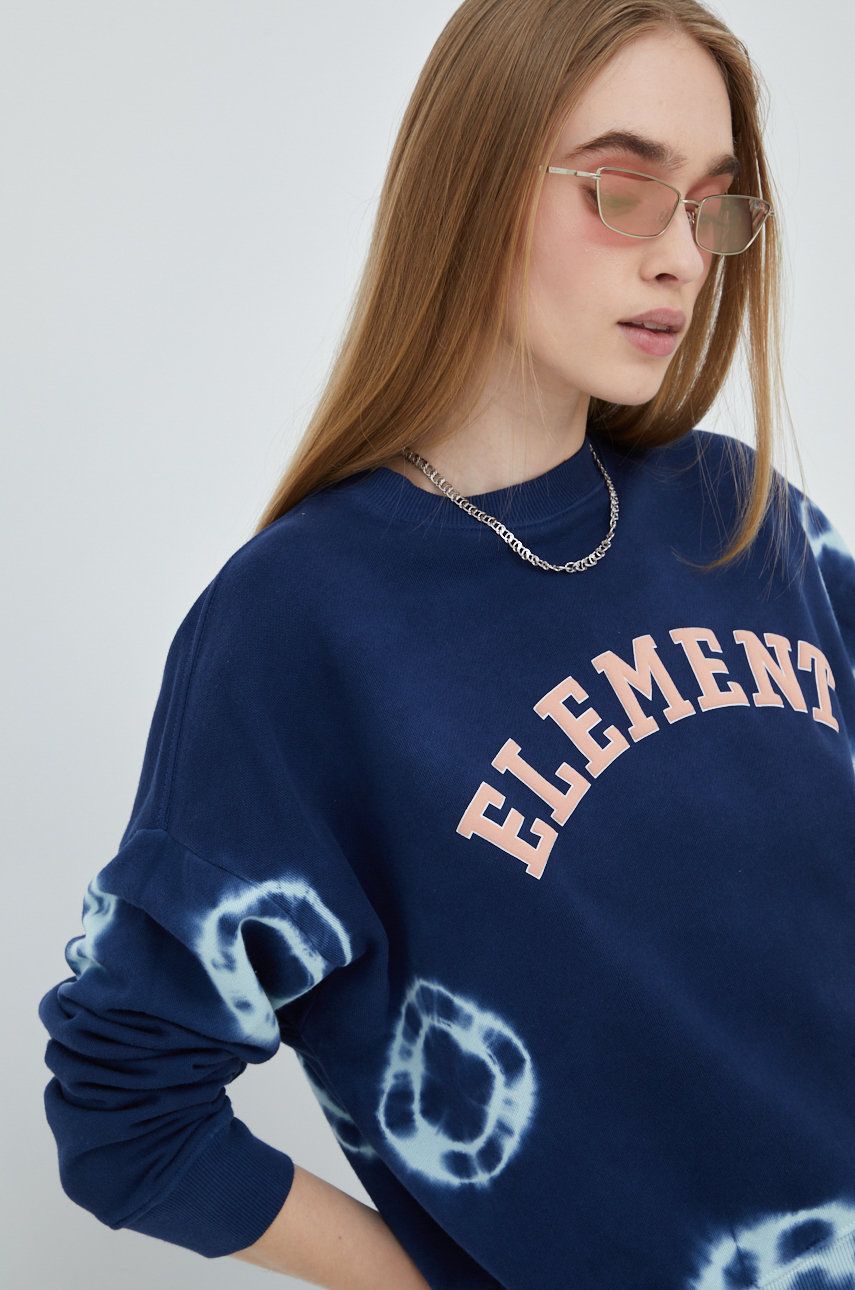 Mikina Element Logo Crewneck Sweatshirt Navy | C3CRA5.CIRCLETIED, 0