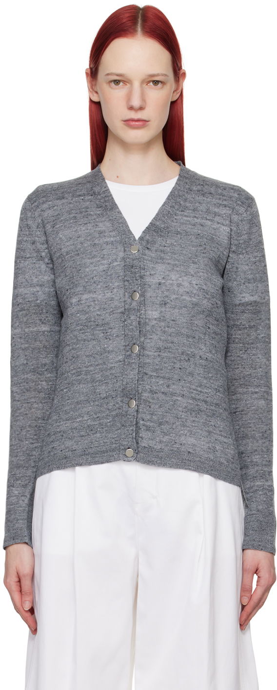 Sveter Max Mara Max Mara Carta Knit Cardigan Šedá | 2419341023600, 0