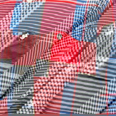 Košeľa Engineered Garments Engineered Garments Popover BD Shirt, Madras Plaid, Size Large Rôznofarebný | QT013-ES065, 5