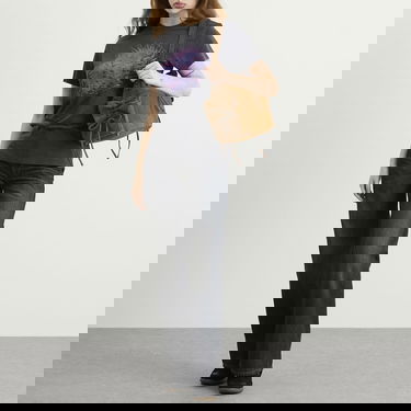 Tričko ISABEL MARANT Zoeline Graphic T-Shirt Šedá | 26PTS0147FA-D1N04E-02FK, 4