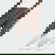 Oversized Leopard Print Shorts