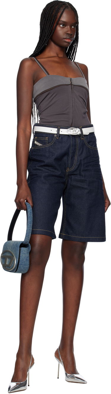Kabelka Diesel Diesel 1DR Denim Shoulder Bag Modrá | X08396 P1730, 3