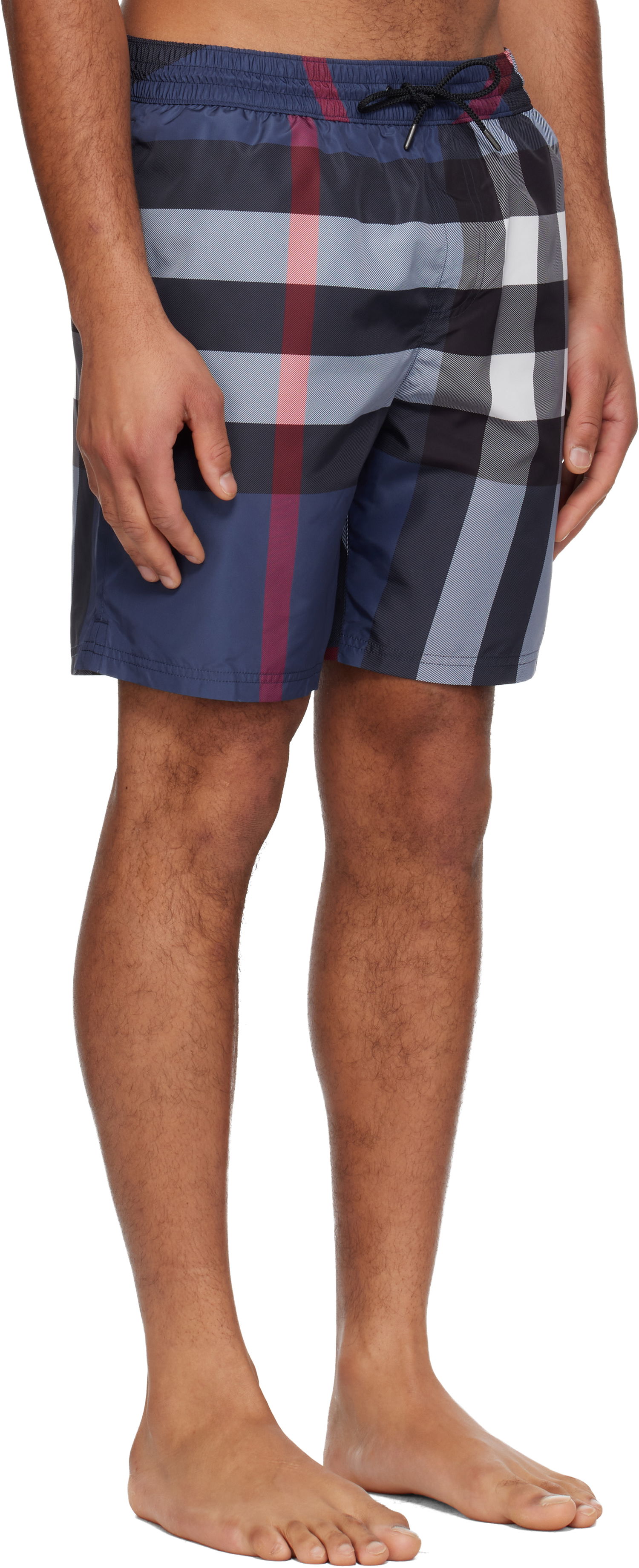 Plavky Burberry Check Swim Shorts Rôznofarebný | 8113847, 1