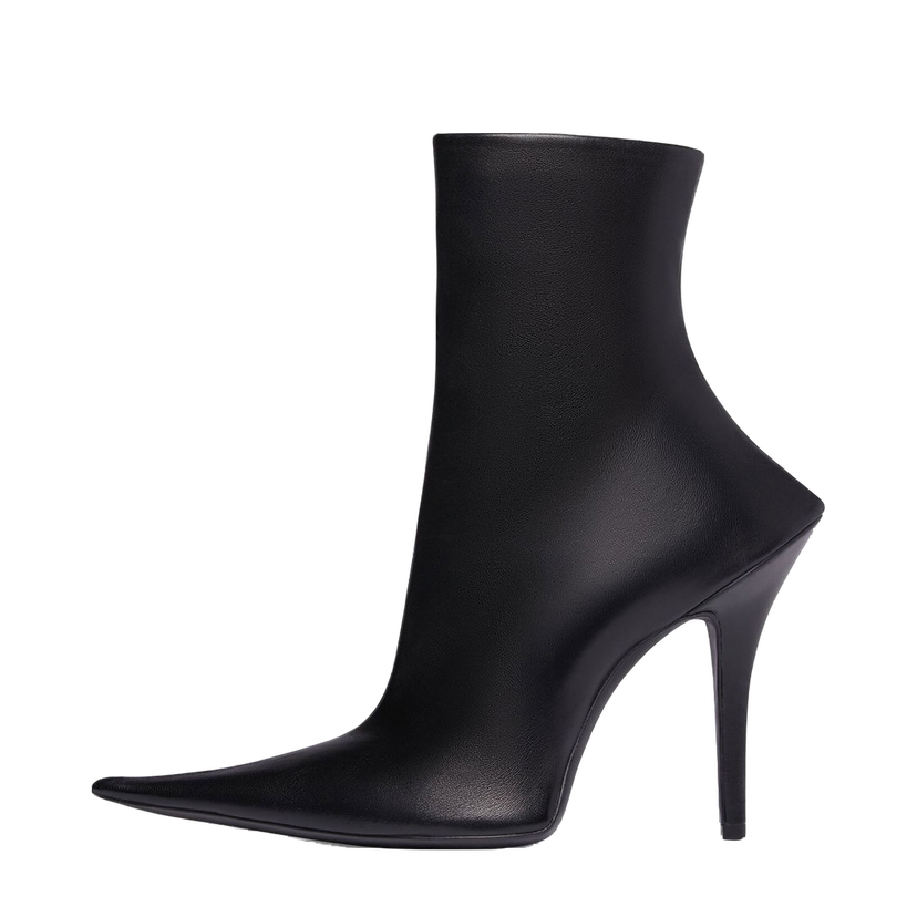 Tenisky a topánky Balenciaga Witch 110mm Booties "Black Sheepskin" W Čierna | 747603WBCW01000