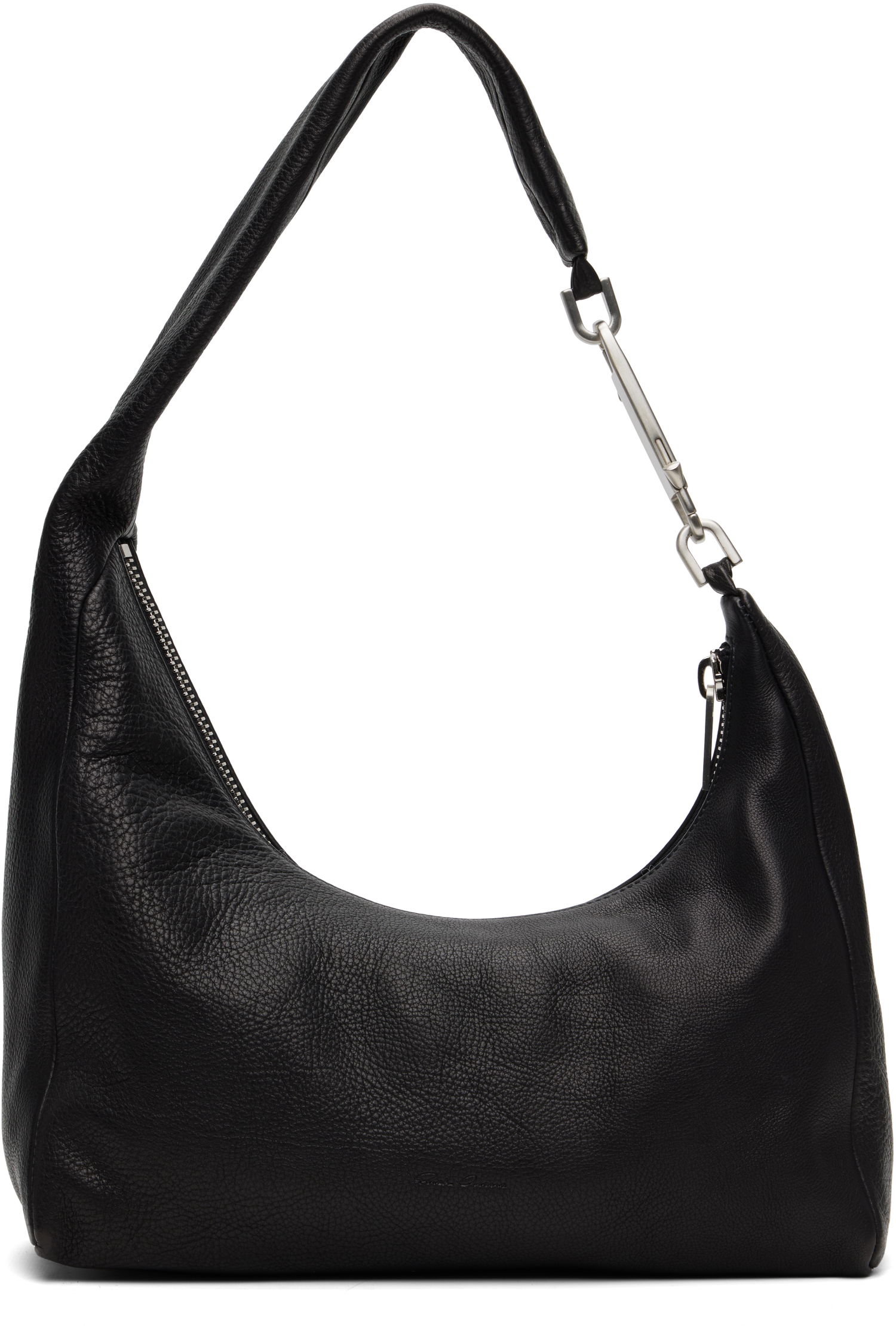 Taška cez rameno Rick Owens Rick Owens Small Gemini Shoulder Bag Čierna | RA02E0721 LBU, 0