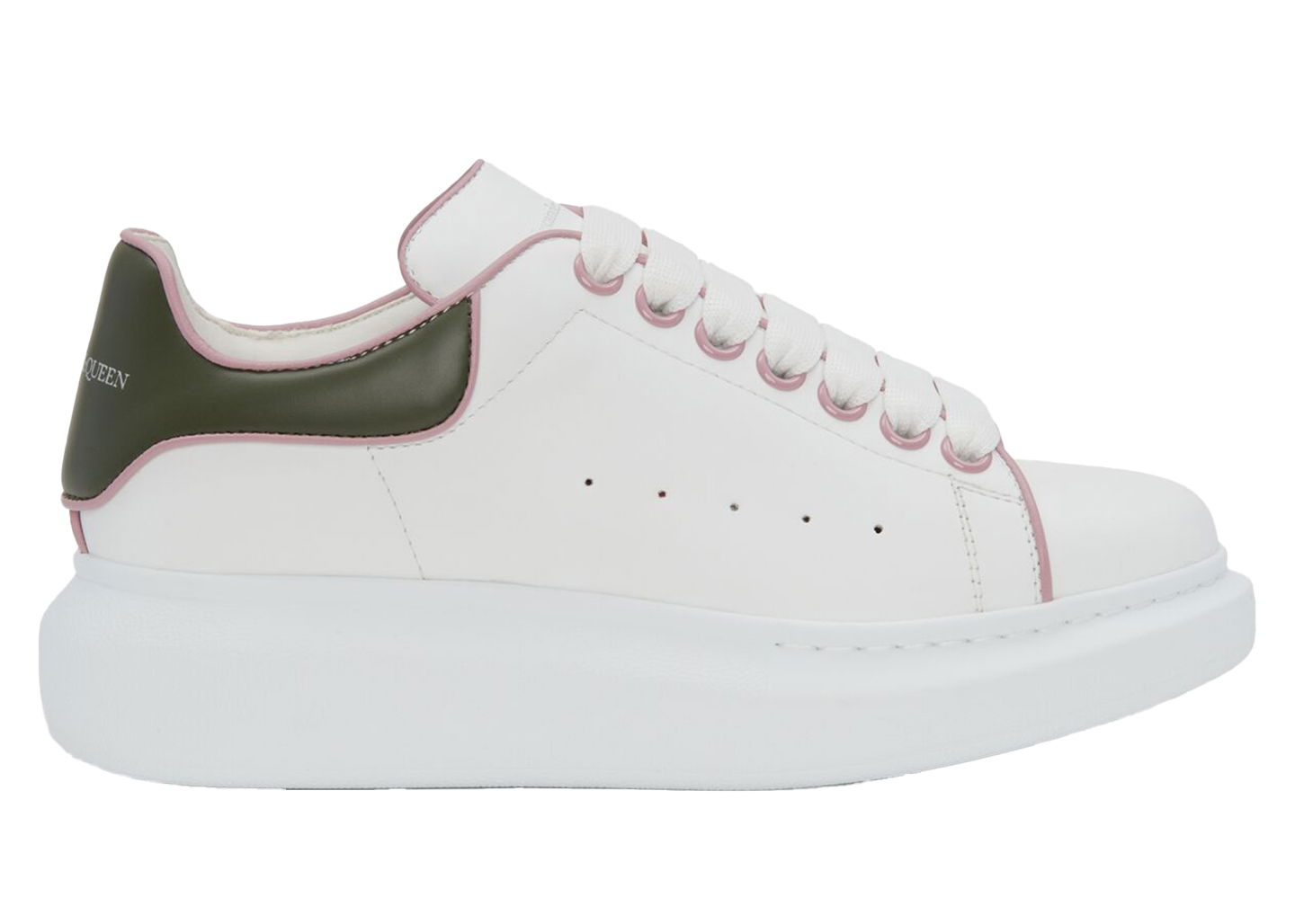 Tenisky a topánky Alexander McQueen Oversized White Military Green Biela | 733003WHJE58873, 0