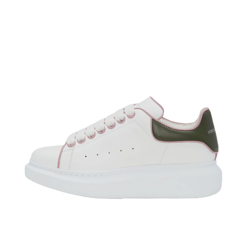 Tenisky a topánky Alexander McQueen Oversized White Military Green Biela | 733003WHJE58873