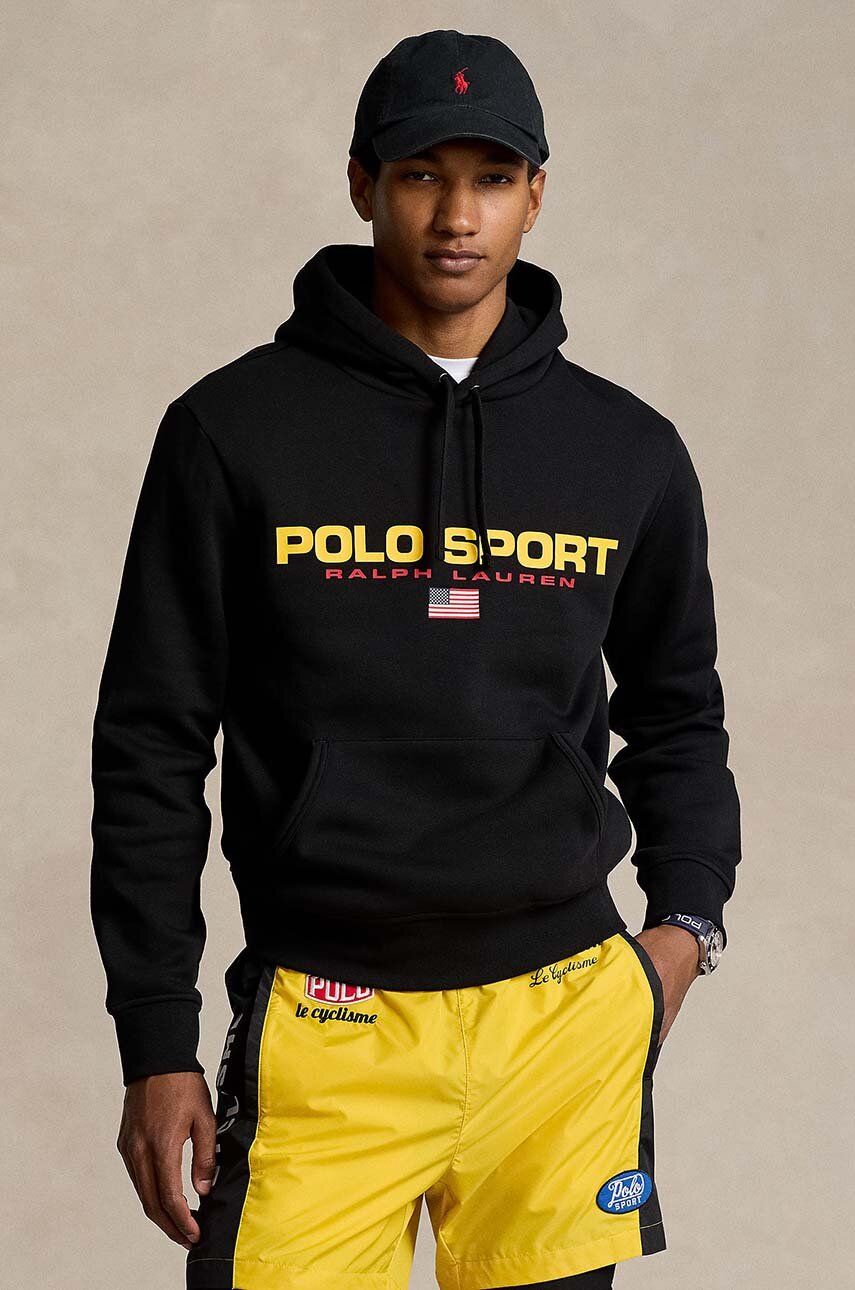Mikina Polo by Ralph Lauren Sport Logo Hoodie Čierna | 710938447, 0