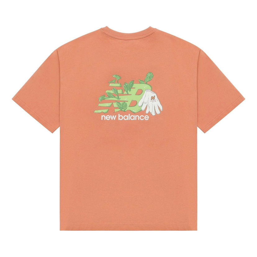 Tričko New Balance Graphic Logo Casual T-Shirt Oranžová | AMT31330-SCE