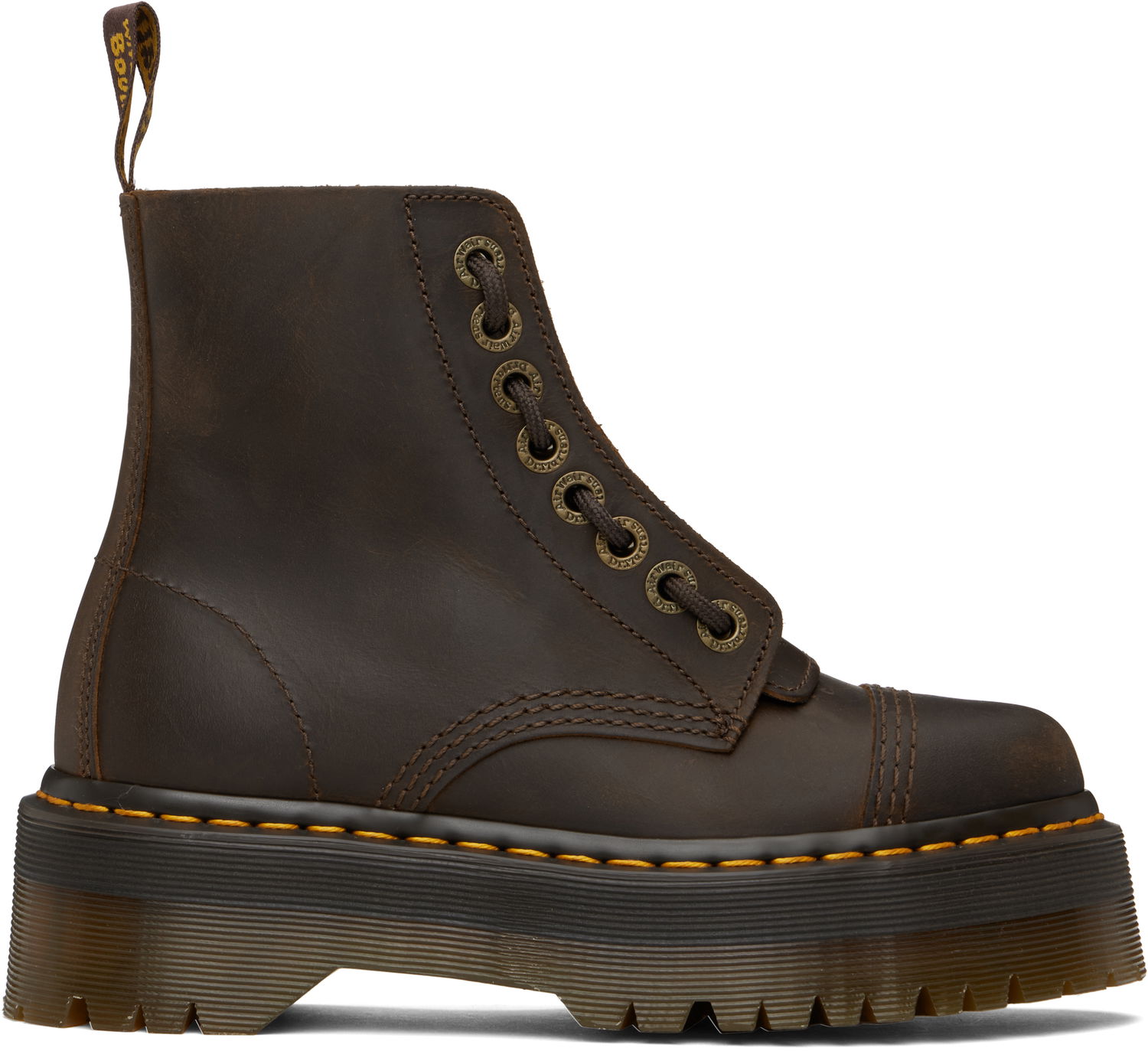 Tenisky a topánky Dr. Martens Sinclair Leather Platform Boots Hnedá | 40910200, 0