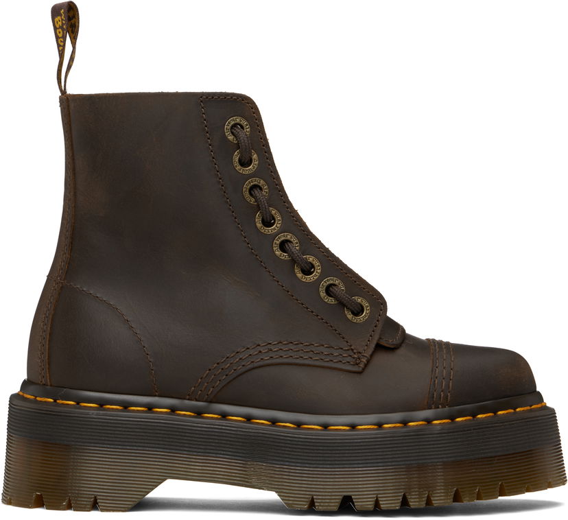 Tenisky a topánky Dr. Martens Sinclair Leather Platform Boots Hnedá | 40910200