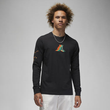 Tričko Jordan Long-Sleeve T-Shirt Čierna | FB7455-010, 0