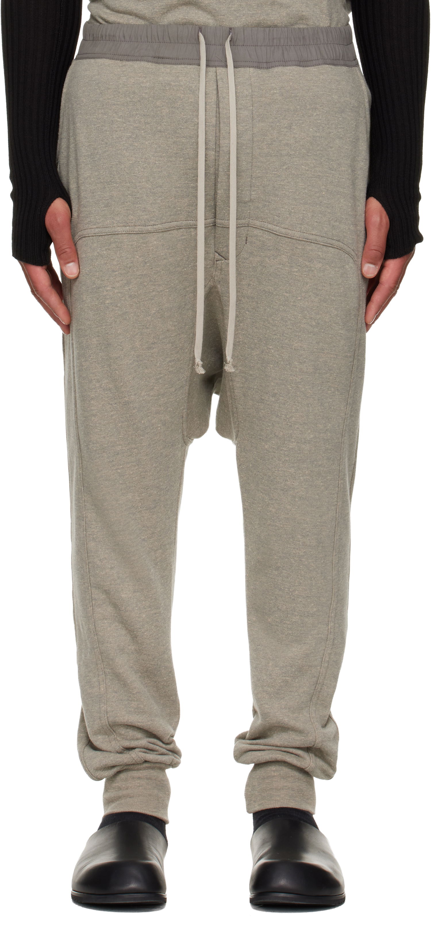 Tepláky Rick Owens Concordians Drawstring Sweatpants Šedá | DU02E7395 FGM, 0
