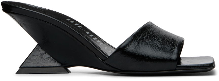 Doplnky The Attico Attico Cheope Wedge Mules Čierna | 248WS605 L070, 0