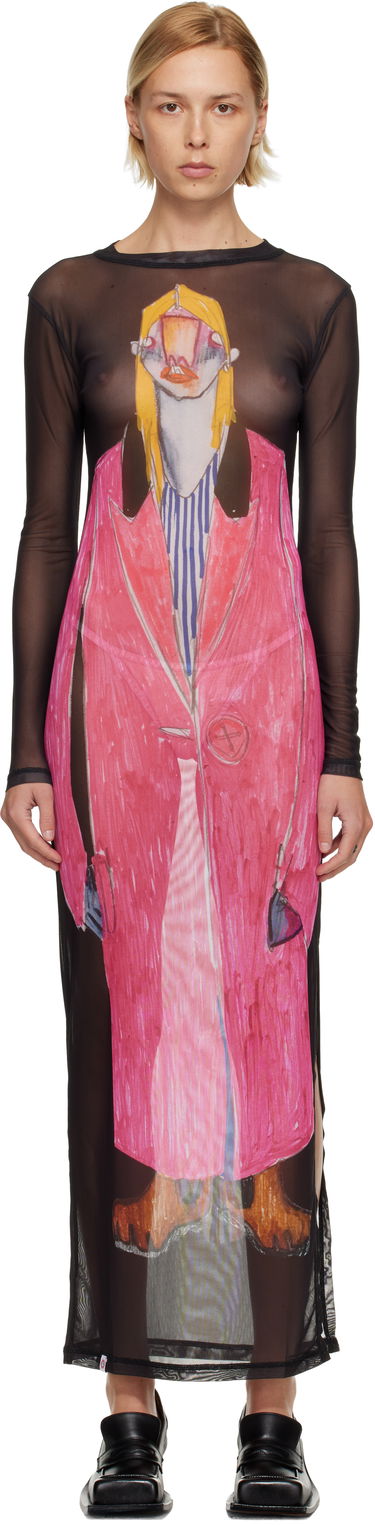 Šaty Charles Jeffrey Loverboy Charles Jeffrey LOVERBOY Powermesh Maxi Dress Rôznofarebný | 52060301, 0