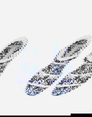 Tenisky a topánky Dolce & Gabbana Dolce & Gabbana Calfskin Sandals Majolica Print For First Steps Rôznofarebný | D20064AC113HA3OB, 3