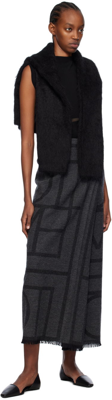 Šaty TOTEME TOTEME High-Neck Mesh-Paneled Top Čierna | 241-WRT1068-YA0028, 4