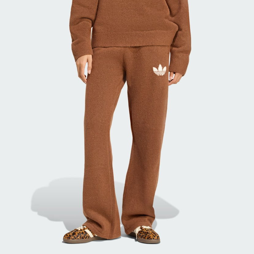 Nohavice adidas Originals adidas Originals Athletic Dept Knitted Pants Hnedá | KF2535