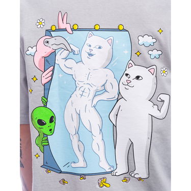 Tričko RIPNDIP Rip N Dip Magic Mirror T-Shirt Šedá | RNDSUM25145, 1