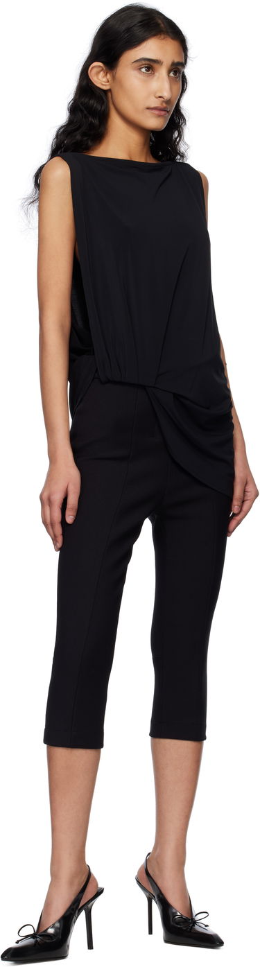 Tielko Jacquemus Jacquemus La Croisière 'The Peplo' Draped Top Čierna | 25E251TO122-2381, 3