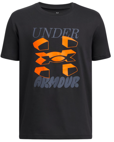 Tričko Under Armour Split Big Logo Short Sleeve T-Shirt Čierna | 1390003-001, 0