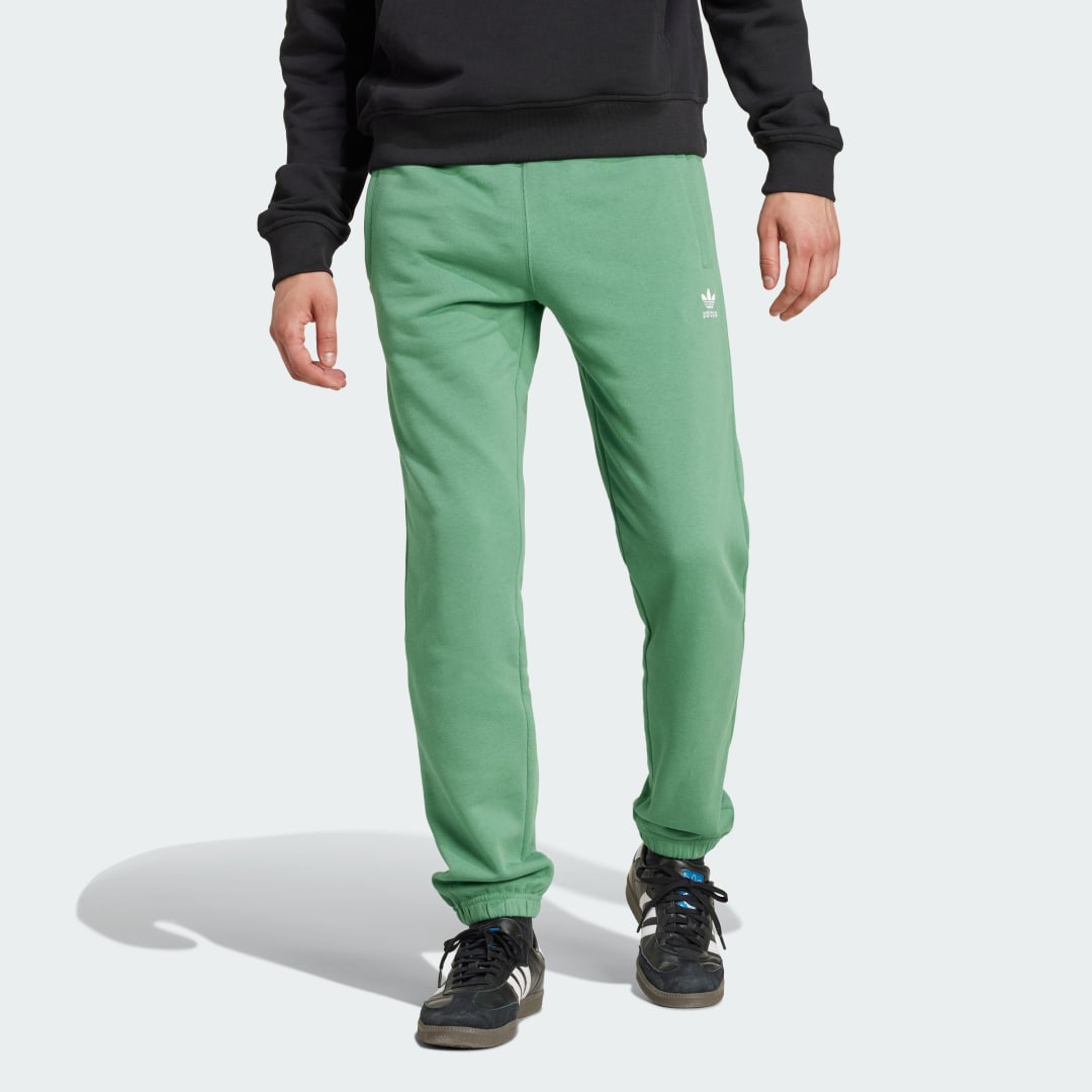 Tepláky adidas Performance Essentials Trefoil Joggers Zelené | IX7685, 0