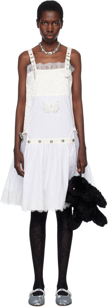 Šaty Chopova Lowena Chopova Lowena Nohow Nightie Midi Dress Biela | 1292, 0