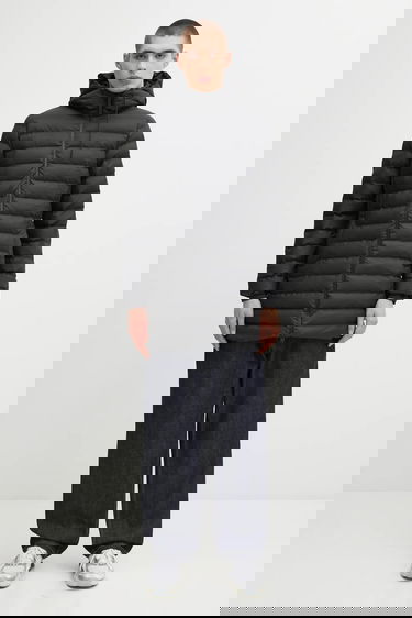 Prešívaná bunda Rains Lohja Curve Hooded Winter Puffer Jacket Čierna | 15890.01, 9