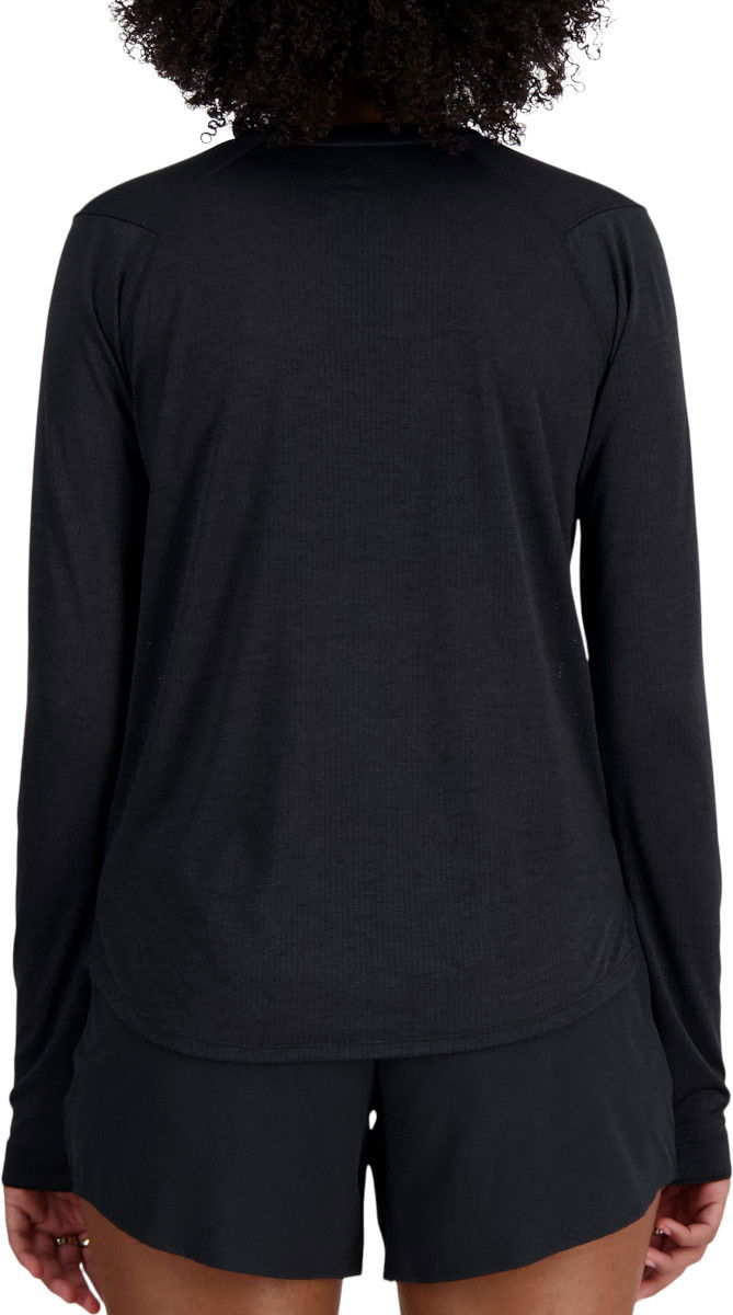 Tričko New Balance Athletics Long Sleeve Čierna | wt41256-bkh, 1