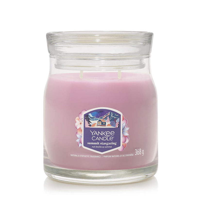 Sviečka Yankee Candle Signature Medium Jar 2 Wicks Summit Stargazing Universal Ružová | 43503