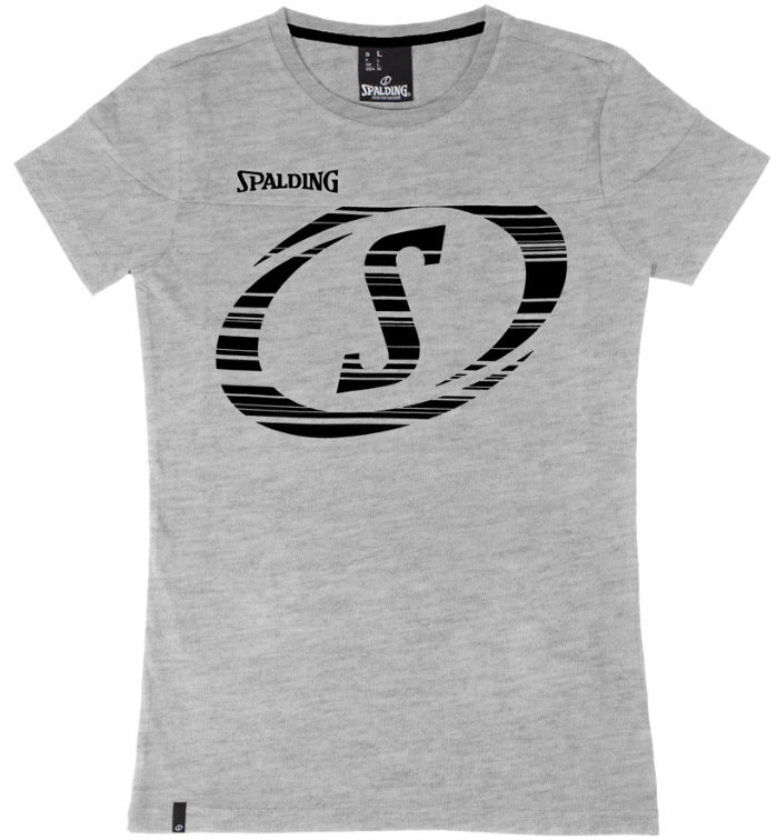 Tričko Spalding Spalding Fast T-Shirt Šedá | 40221727-greymelangeblack