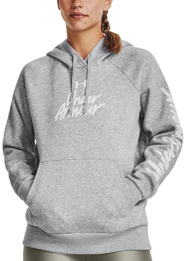 Mikina Under Armour Rival Fleece Graphic Šedá | 1379609-012, 0