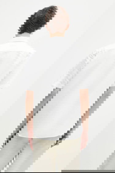 Košeľa Fred Perry Short-Sleeve Button-Down Shirt with Pocket, Regular Fit Biela | M8730.100, 2